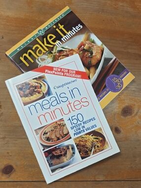 Weight Watchers Meals in Minutes Cookbooks Set Of 2